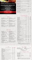 Ducatis Pizzeria Trattoria menu