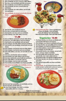 Las Palmeras menu