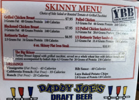 Daddy Joe's Beach House Bbq And Grill menu