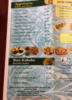 Desi Bun Kabab Grill menu