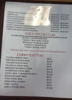 Havana Bakery Corp menu