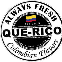 Que Rico Colombian Flavors outside