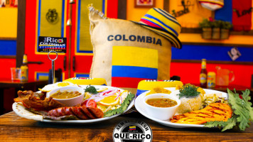 Que Rico Colombian Flavors food