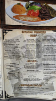 Puerto Nuevo Mexican menu