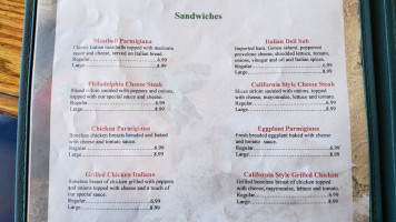 Schiano's menu