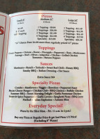 Mama Lia's Pizza menu