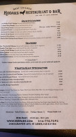 Hodak's Restaurant Bar menu