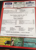 Pete's Drive In menu