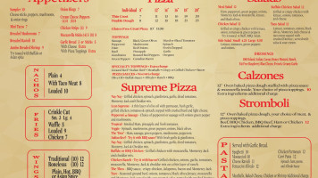 Fat Boys Pizza Stuff menu