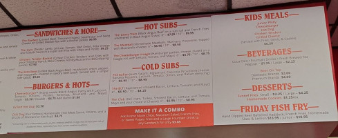 Cheesesteak Factory menu