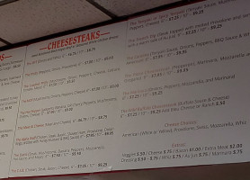 Cheesesteak Factory menu