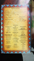 El Vago Tex-mex menu