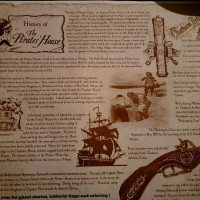 The Pirates' House menu