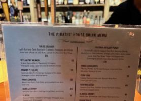 The Pirates' House menu