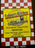 Calvert's Kitchen food