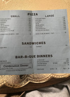 Master Pizza menu