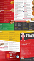 Master Pizza menu