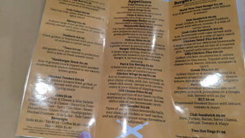 Pelican’s Perch Grill menu