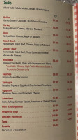 Rex Italian Foods menu