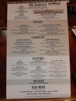 The Combine Grill menu