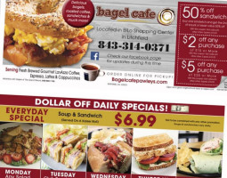 The Bagel Cafe Of Litchfield food