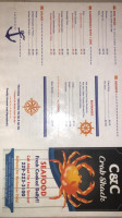 C&c Crab Shack menu