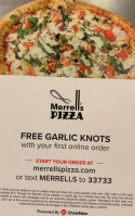 Merrell's Pizzeria food