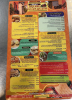 Taqueria Guanajuato menu