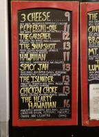 Red Road Pizza Cart menu