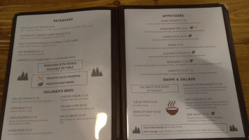 Bryce Canyon Pines menu