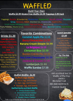 Waffled menu