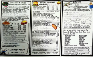 Big Daddy's Drive In menu