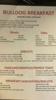 Bulldog Quik-snak menu