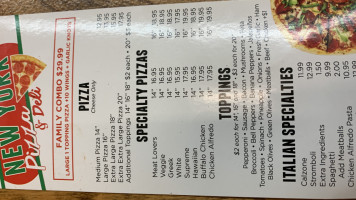 New York Pizza And Deli menu