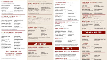 Granite City Food Brewery menu