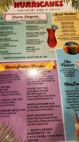 Hurricanes Daquiri Grill menu