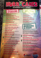 Hurricanes Daquiri Grill menu