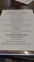 Saluda Whistle Stop Pizza Wings, Adams Tavern menu