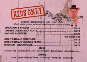 Bluegrass Bbq Catering menu