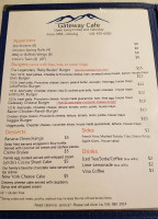 Gateway Cafe menu