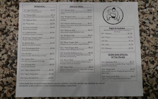 Kobe Hibachi Grill Sushi menu