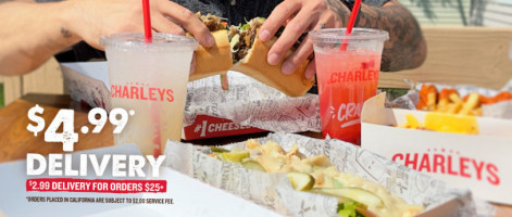 Charleys Cheesesteaks food