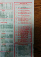 Chinatown Kitchen menu