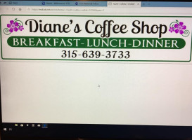 Diane's Coffee Shop inside