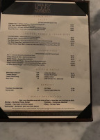 The Lobby Cafe menu