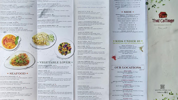 Thai Cottage Woodlands menu