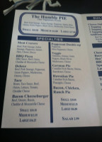 Humble Pie menu