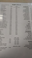 Knight's Drive-in menu