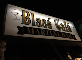 The Blasé Café Martini food