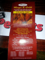 Floyd Wings And Grill menu